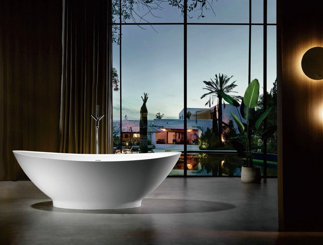 Baignoire en îlot en Solid Surface, RIVIÈRE & BAINS